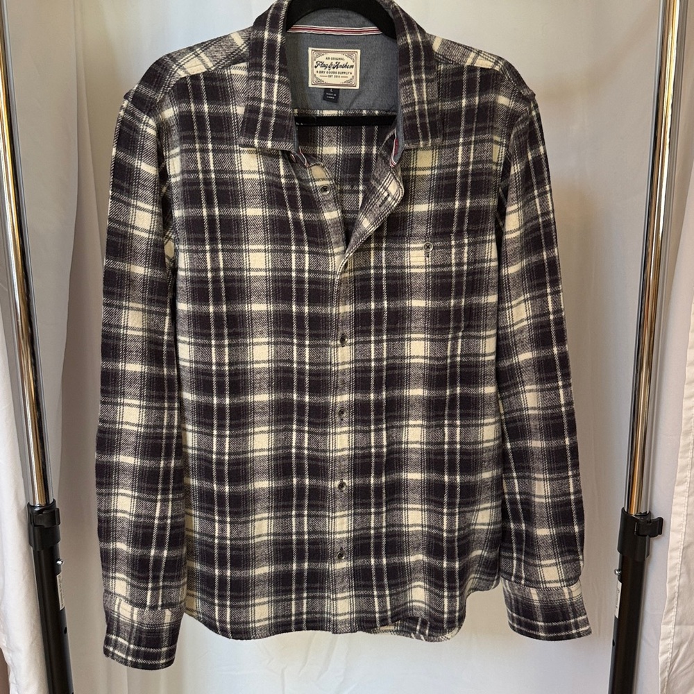 Flag & Anthem Blue and Green Checkered Shirt Jacket Shacket